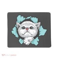 Cute Cat Through Hole Mousepad thumb 0