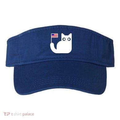 Cute Cat USA Tail Flag Visor