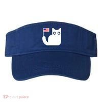 Cute Cat USA Tail Flag Visor thumb 0