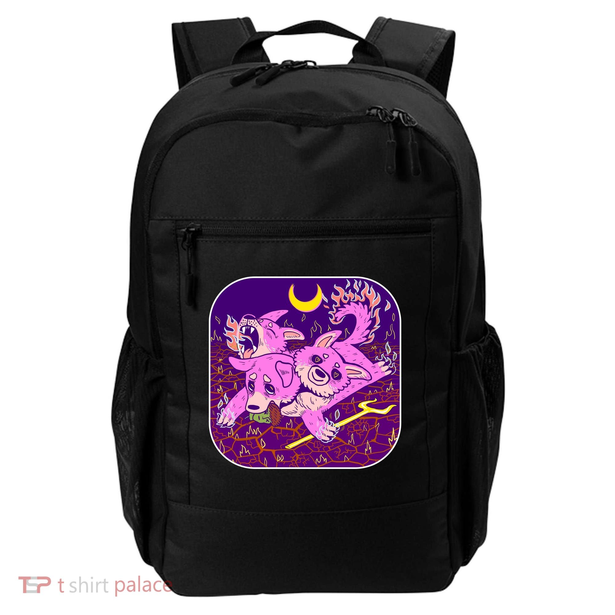 Cute Cerberus 3 Headed Puppy Dog of Hell Backpack
