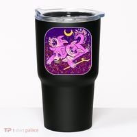 Cute Cerberus 3 Headed Puppy Dog of Hell Tumbler thumb 0