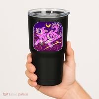 Cute Cerberus 3 Headed Puppy Dog of Hell Tumbler thumb 2