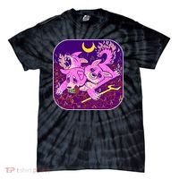 Cute Cerberus 3 Headed Puppy Dog of Hell Tie-Dye T-Shirt thumb 0