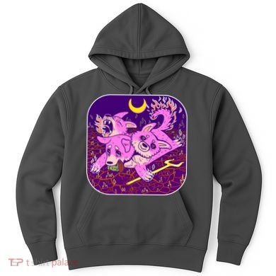 Cute Cerberus 3 Headed Puppy Dog of Hell Hoodie