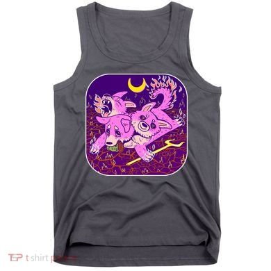 Cute Cerberus 3 Headed Puppy Dog of Hell Tank Top