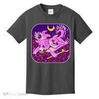 Cute Cerberus 3 Headed Puppy Dog of Hell Kids T-Shirt thumb 0