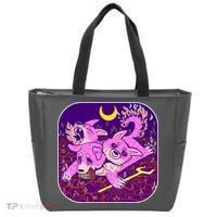 Cute Cerberus 3 Headed Puppy Dog of Hell Tote Bag thumb 0