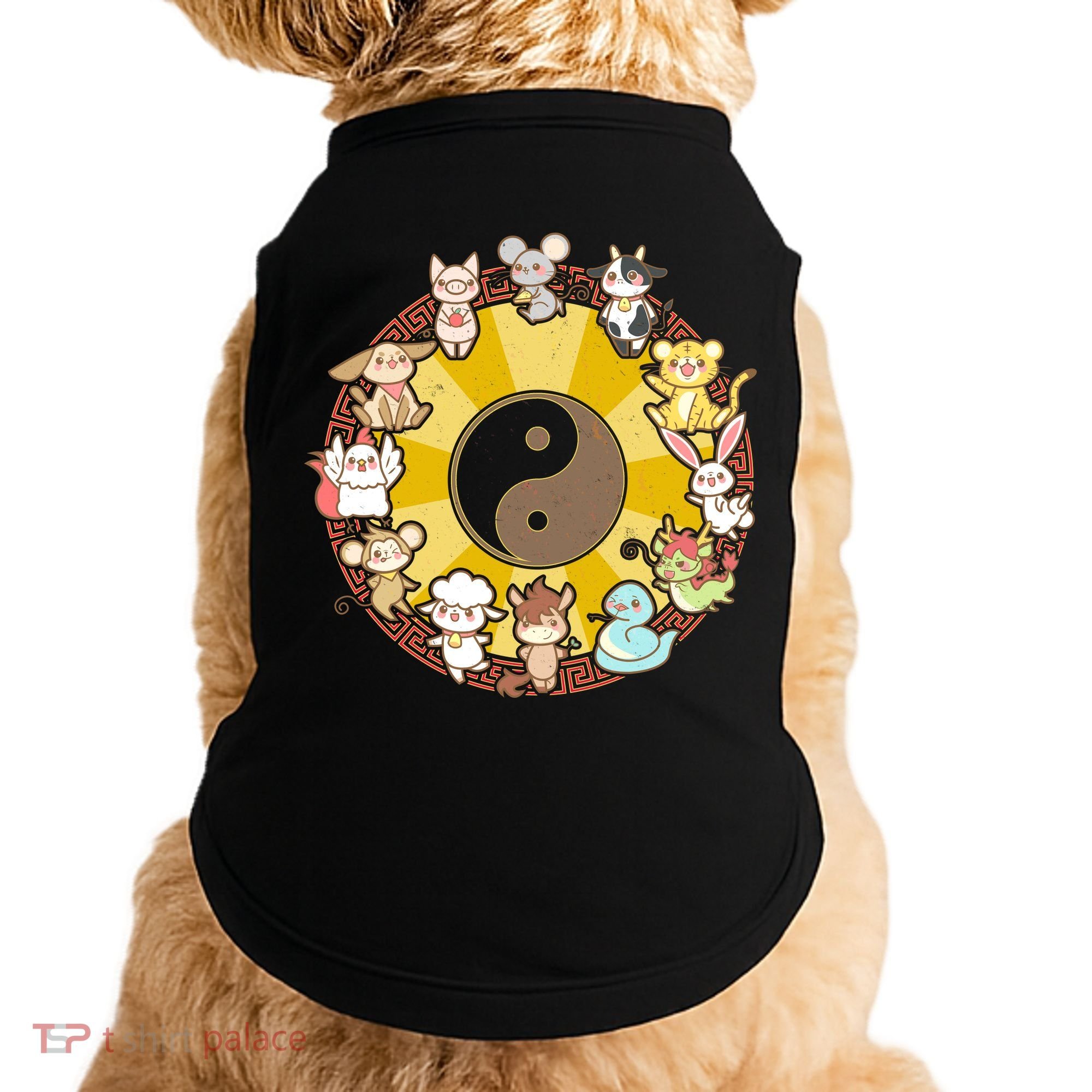 Cute Chinese Zodiac Animals Doggie Tank
