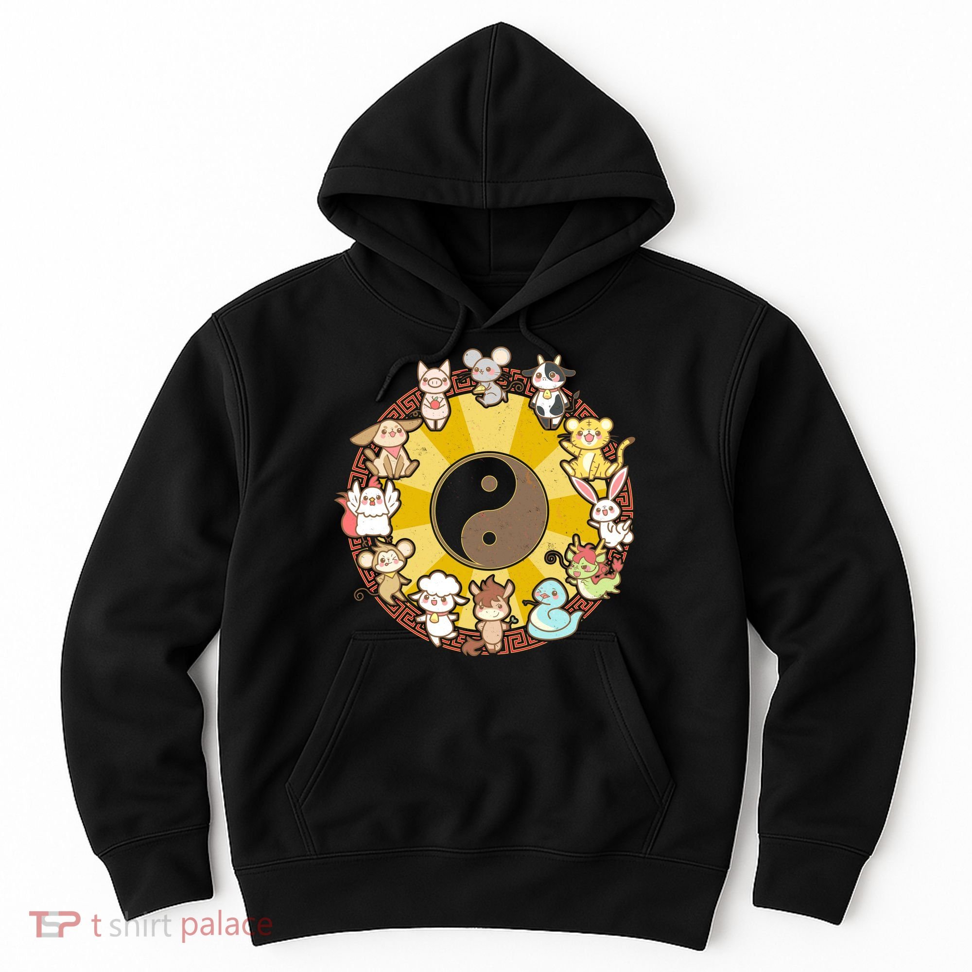 Cute Chinese Zodiac Animals Hoodie