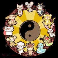 Cute Chinese Zodiac Animals Apron thumb 3