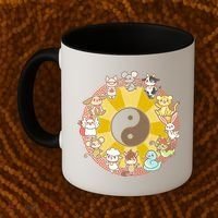 Cute Chinese Zodiac Animals Coffee Mug thumb 2