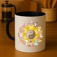 Cute Chinese Zodiac Animals Coffee Mug thumb 4
