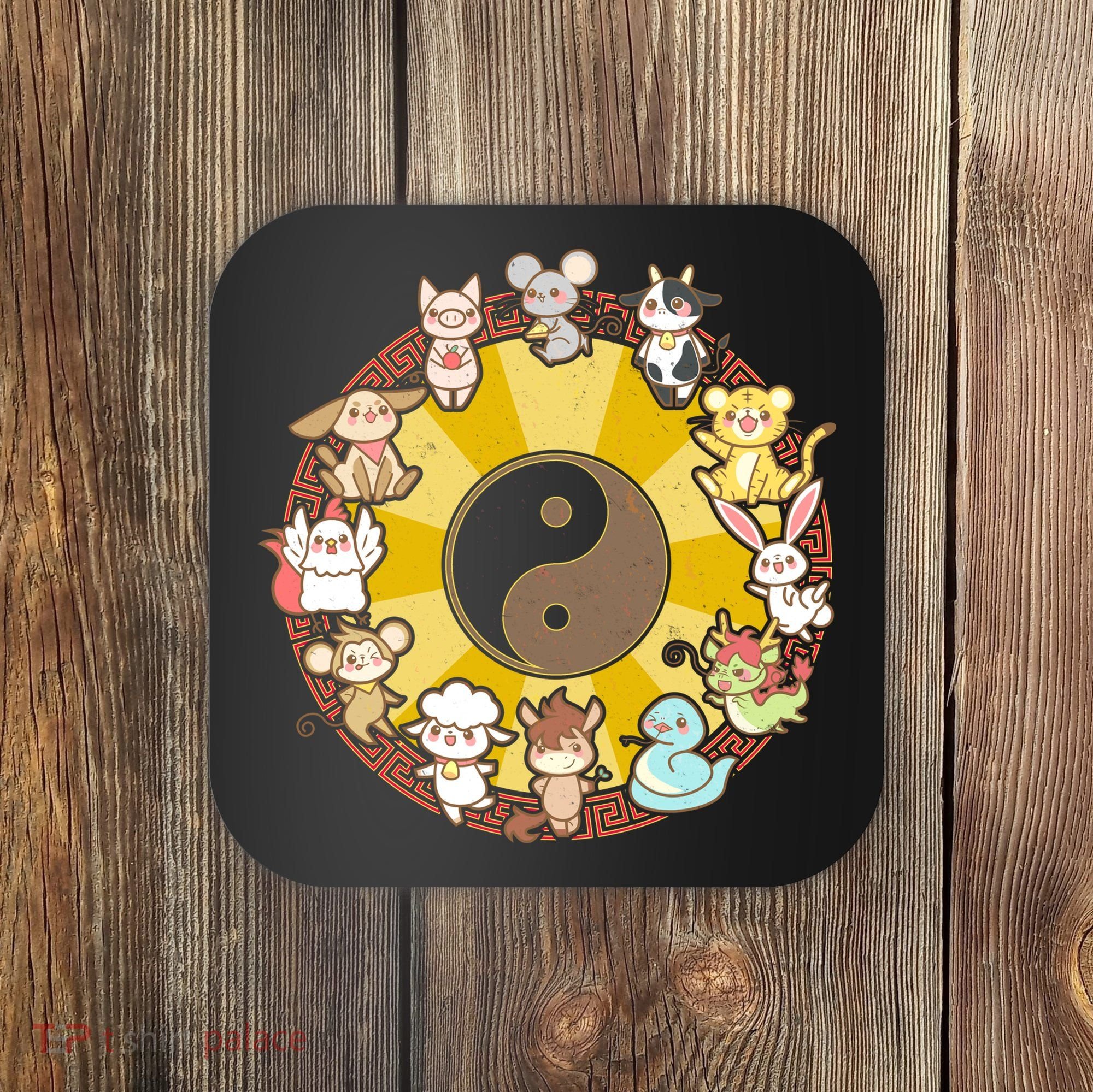 Cute Chinese Zodiac Animals Coaster