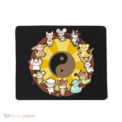 Cute Chinese Zodiac Animals Mousepad