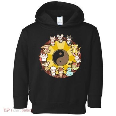 Cute Chinese Zodiac Animals Toddler Hoodie