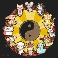 Cute Chinese Zodiac Animals Golf Towel thumb 3