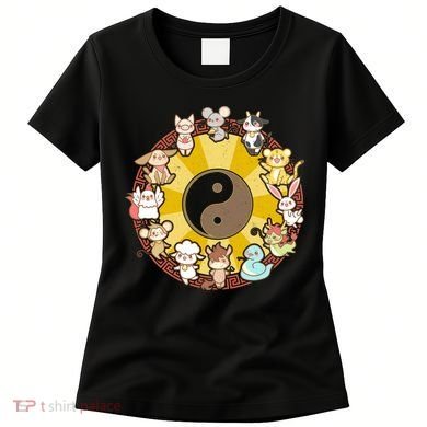 Cute Chinese Zodiac Animals Women's T-Shirt