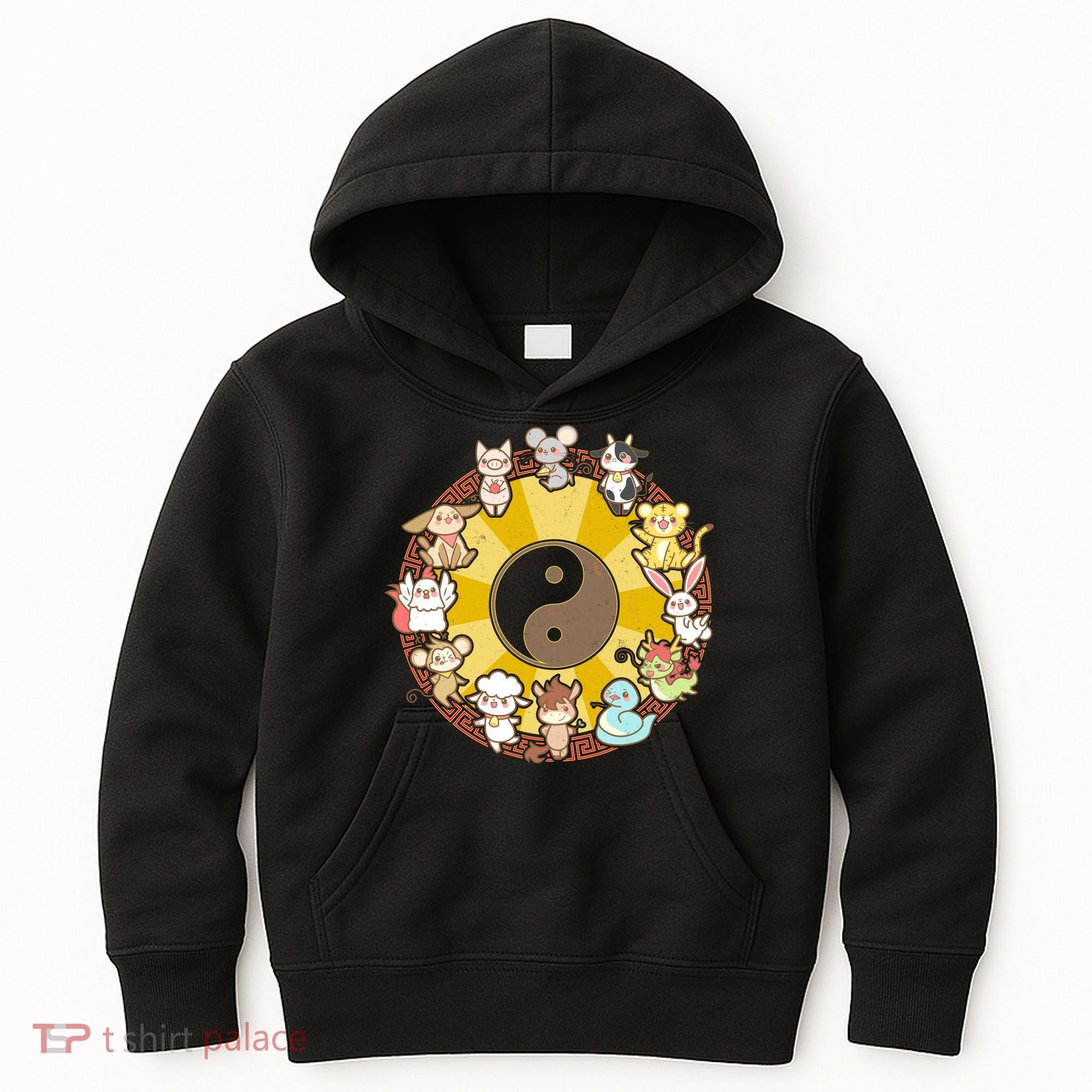 Cute Chinese Zodiac Animals Kids Hoodie