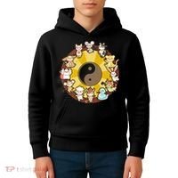 Cute Chinese Zodiac Animals Kids Hoodie thumb 4