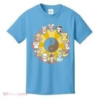 Cute Chinese Zodiac Animals Kids T-Shirt thumb 0