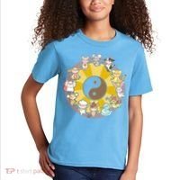 Cute Chinese Zodiac Animals Kids T-Shirt thumb 2