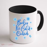 Cute Christmas Baby It's Cold Outside  Coffee Mug thumb 1