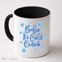 Cute Christmas Baby It's Cold Outside  Coffee Mug thumb 0