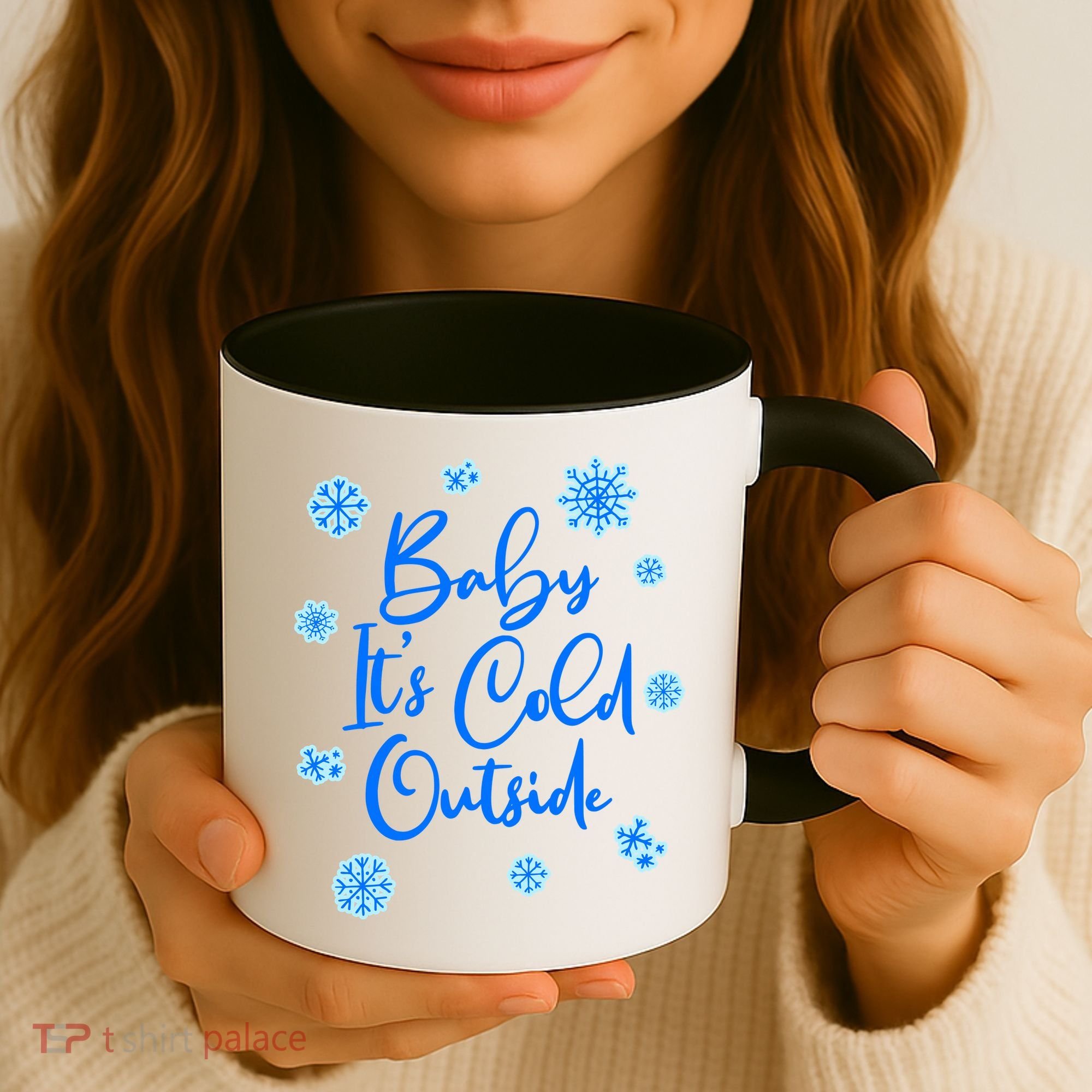 Cute Christmas Baby It's Cold Outside  Coffee Mug