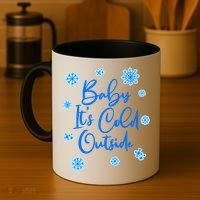 Cute Christmas Baby It's Cold Outside  Coffee Mug thumb 4