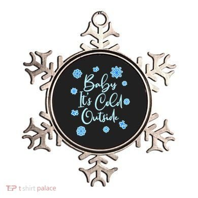 Cute Christmas Baby It's Cold Outside  Ornament