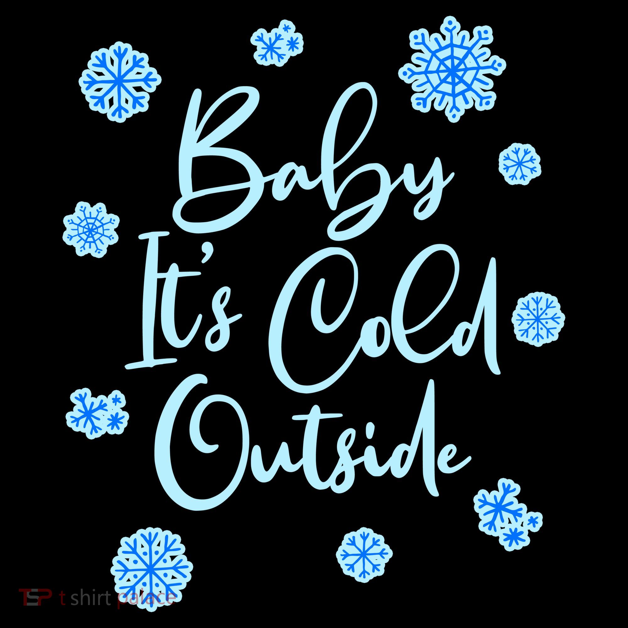 Cute Christmas Baby It's Cold Outside  Ornament