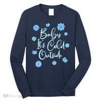 Cute Christmas Baby It's Cold Outside  Long Sleeve Shirt thumb 0