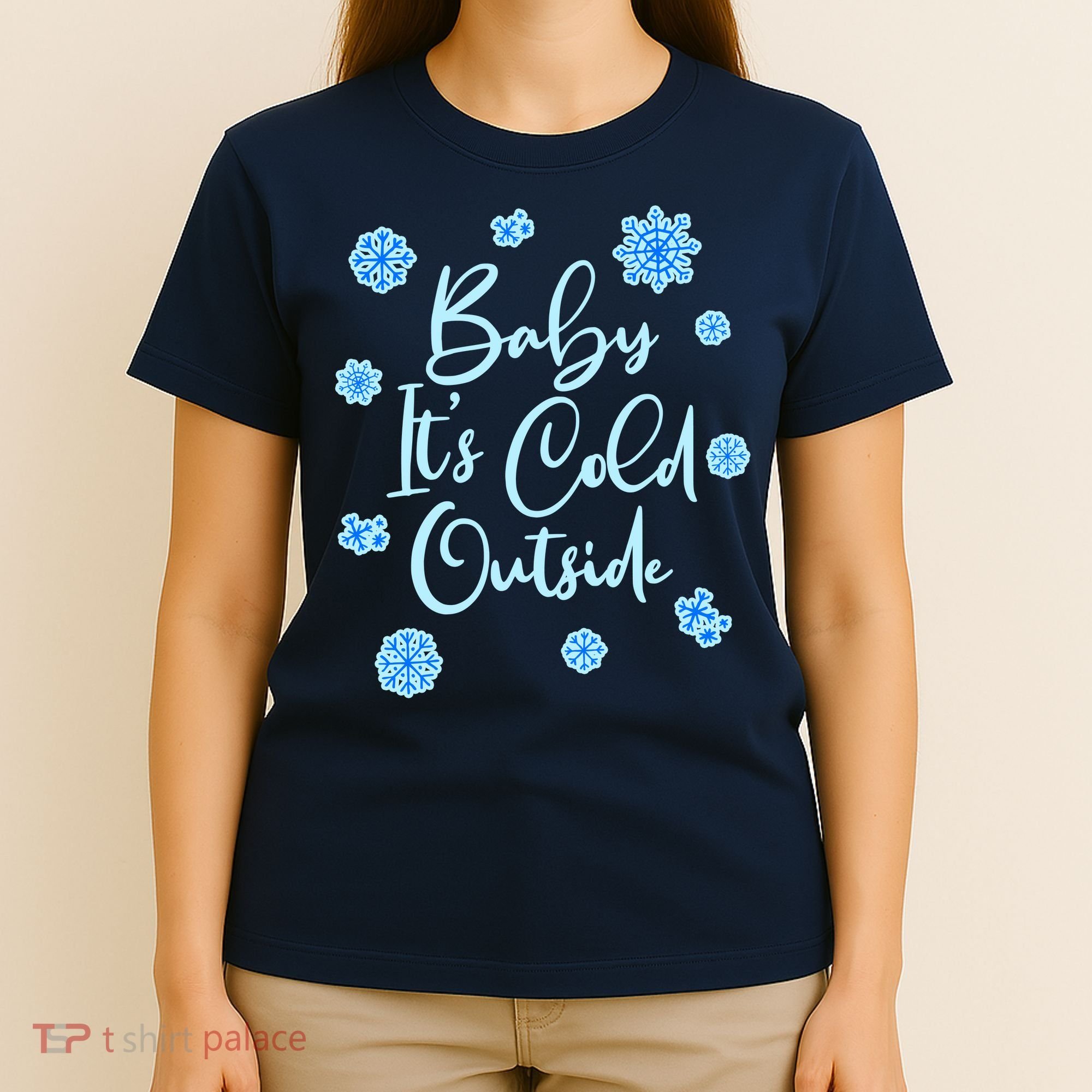 Cute Christmas Baby It's Cold Outside  T-Shirt