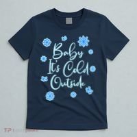 Cute Christmas Baby It's Cold Outside  T-Shirt thumb 5