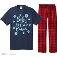 Cute Christmas Baby It's Cold Outside  Pajama Set thumb 0