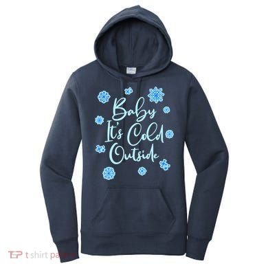 Cute Christmas Baby It's Cold Outside  Women's Hoodie