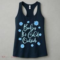 Cute Christmas Baby It's Cold Outside  Women's Tank Top thumb 3