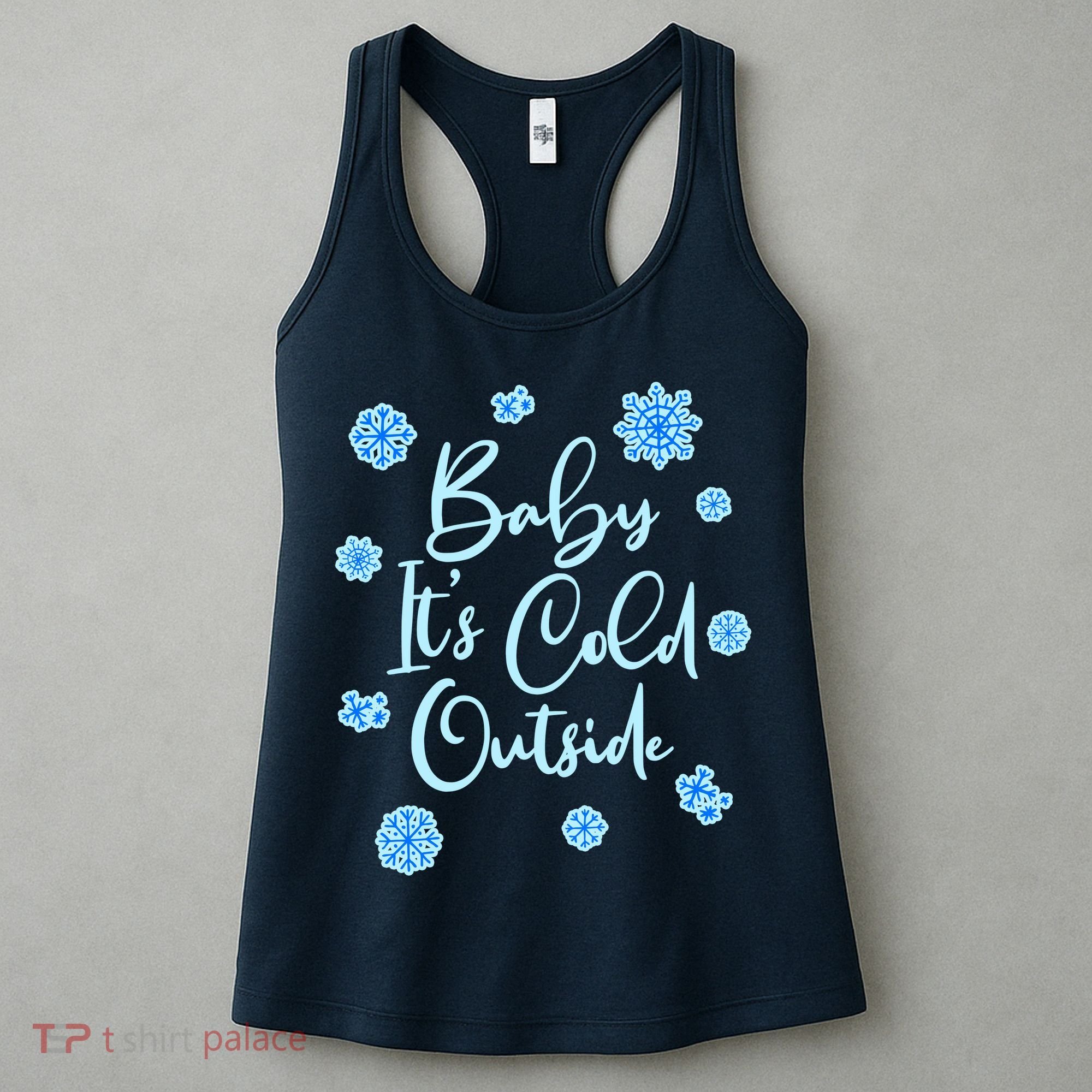 Cute Christmas Baby It's Cold Outside  Women's Tank Top