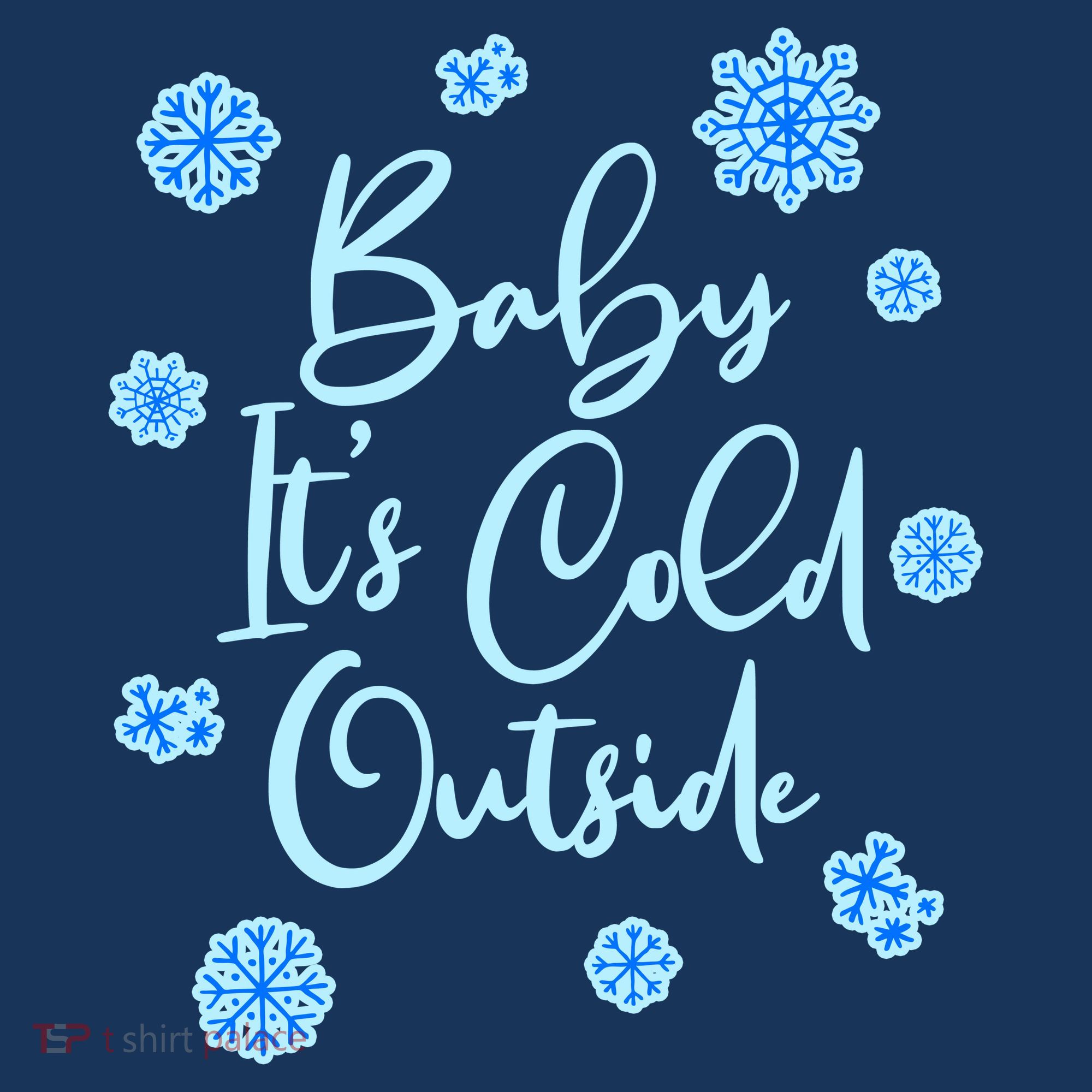 Cute Christmas Baby It's Cold Outside  Baby Bodysuit