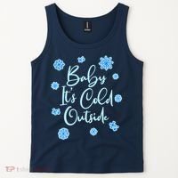 Cute Christmas Baby It's Cold Outside  Tank Top thumb 2