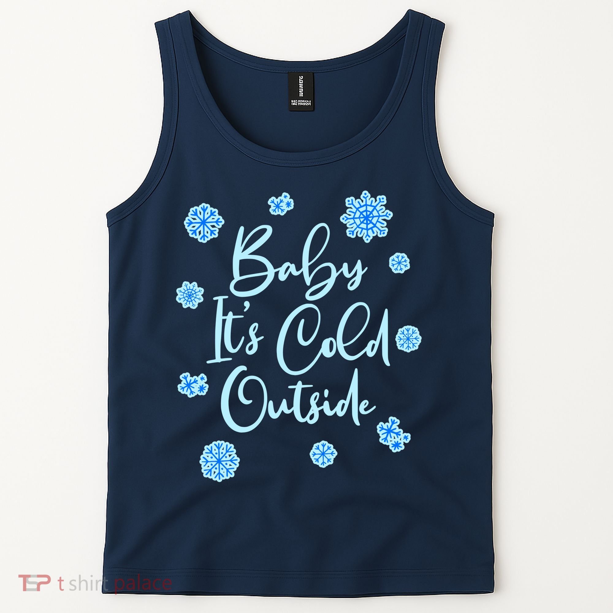 Cute Christmas Baby It's Cold Outside  Tank Top