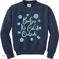 Cute Christmas Baby It's Cold Outside  Kids Sweatshirt thumb 0