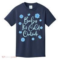 Cute Christmas Baby It's Cold Outside  Kids T-Shirt thumb 0