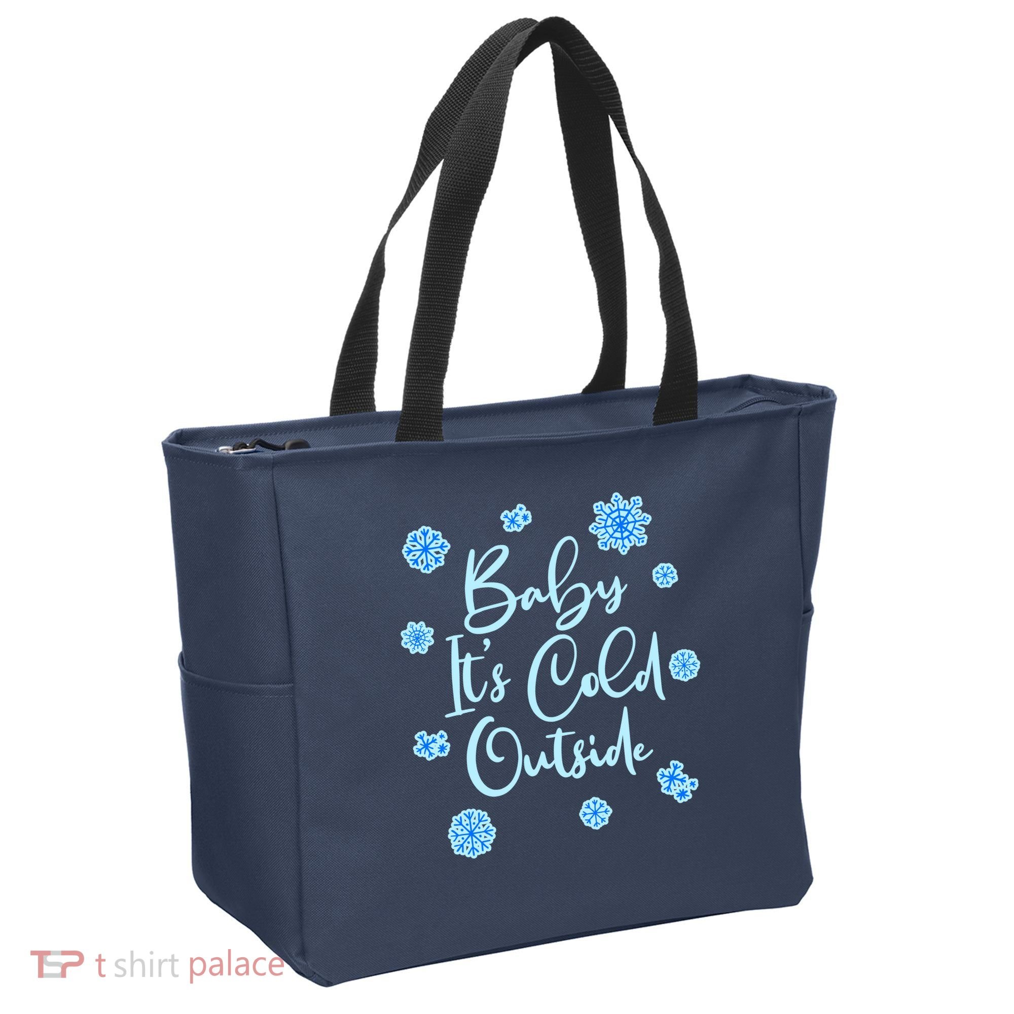 Cute Christmas Baby It's Cold Outside  Tote Bag