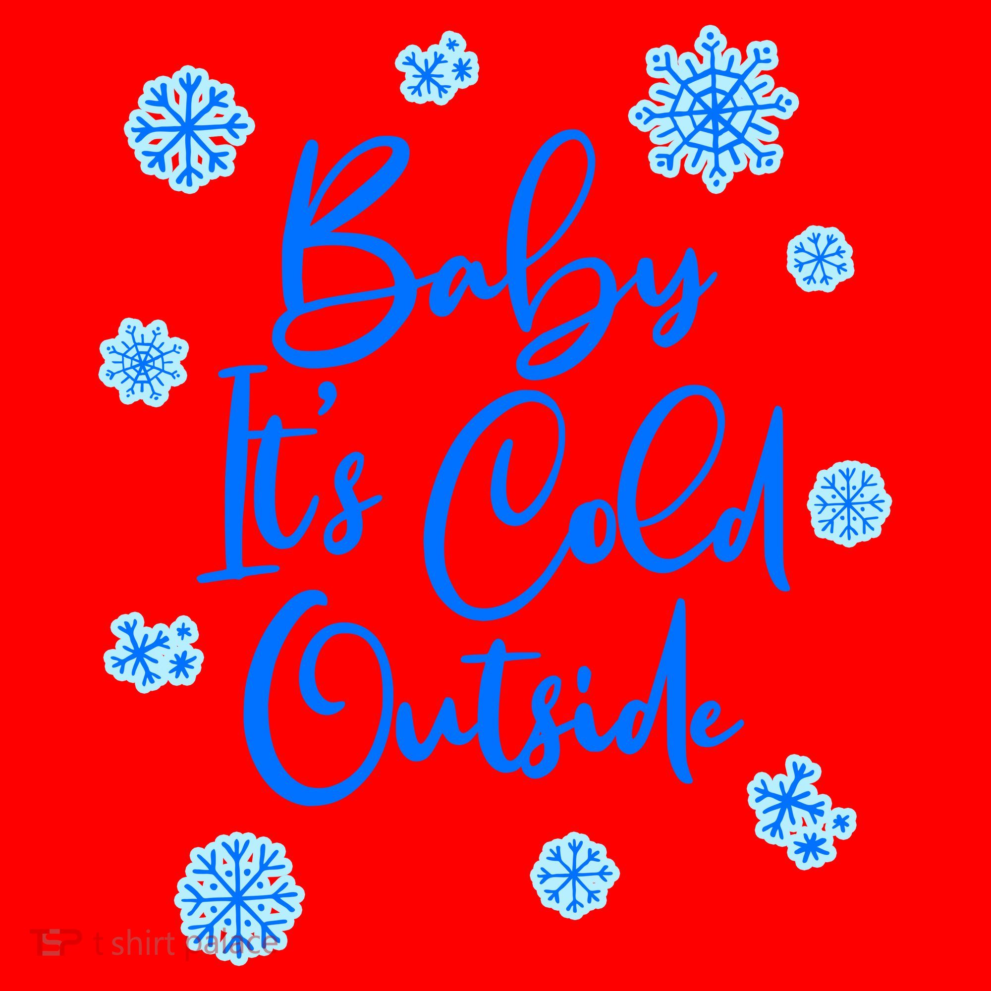 Cute Christmas Baby It's Cold Outside  Santa Hat