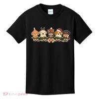 Cute Christmas Dogs Puppies Holly Garland  Kids T-Shirt thumb 0