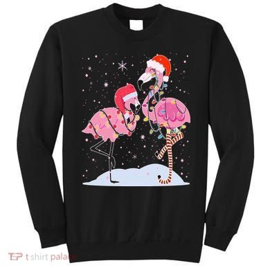 Cute Christmas Festive Flamingos Sweatshirt