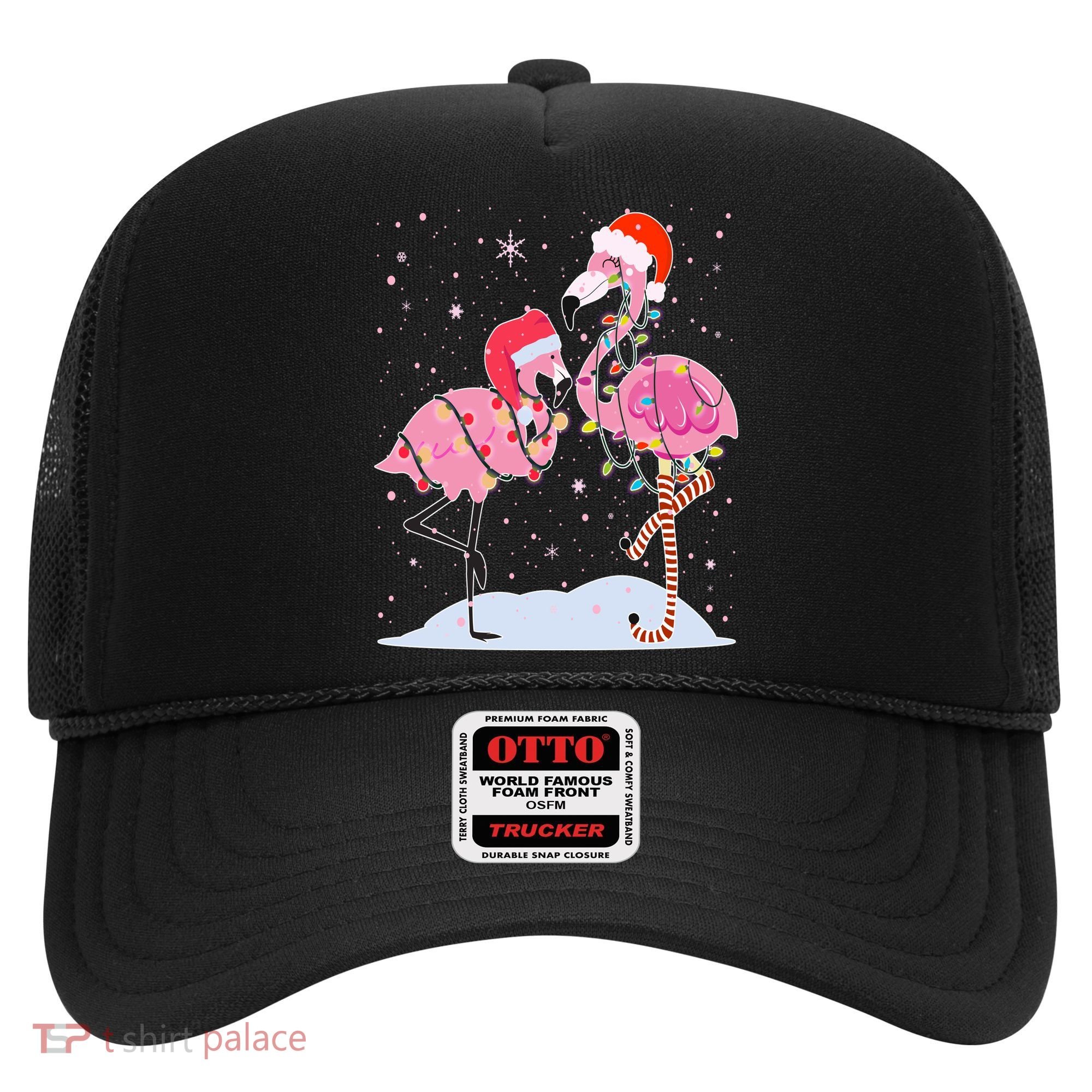 Cute Christmas Festive Flamingos Hat