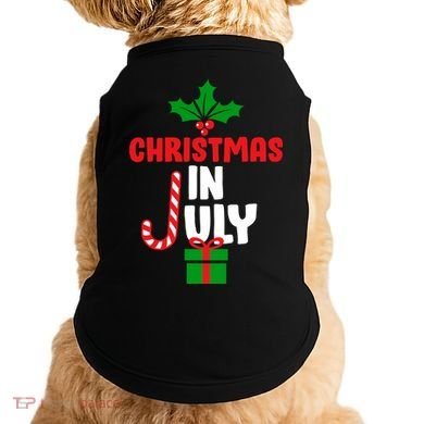 Cute Christmas In July Doggie Tank