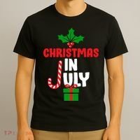 Cute Christmas In July T-Shirt thumb 3